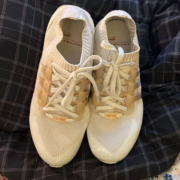 MEN’s Adidas EQT Support Ultra Primeknit size 9.5 in WHITE - Picture 4 of 12